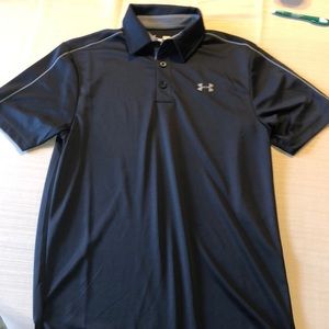 Men’s Black Under Armour Golf Shirt